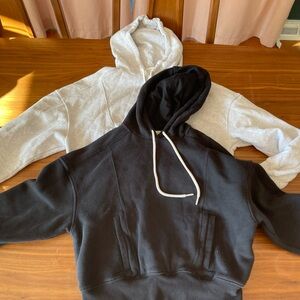 2 XXS Aerie Cropped Hoodies